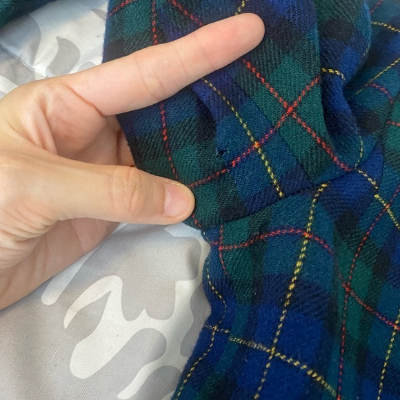 Vintage Pendleton Tartan Plaid Wool Blazer Jacket S - Picture 8 of 12